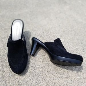 A. Marinelli suede mule size 8M.